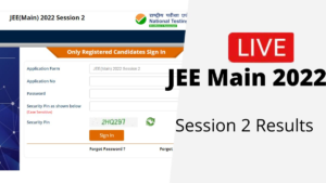 JEE Main 2022 Result